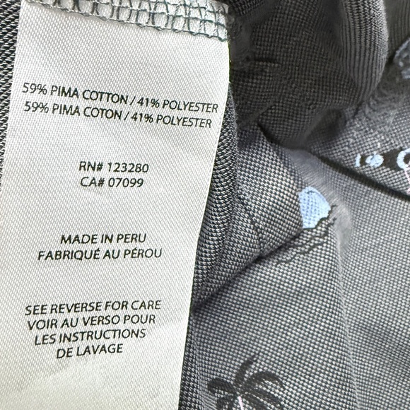 Travis Mathew Ensenada Polo Heather Dark Gray Golf Polo -1MY119 -Men’s Size: XXL - Picture 11 of 12